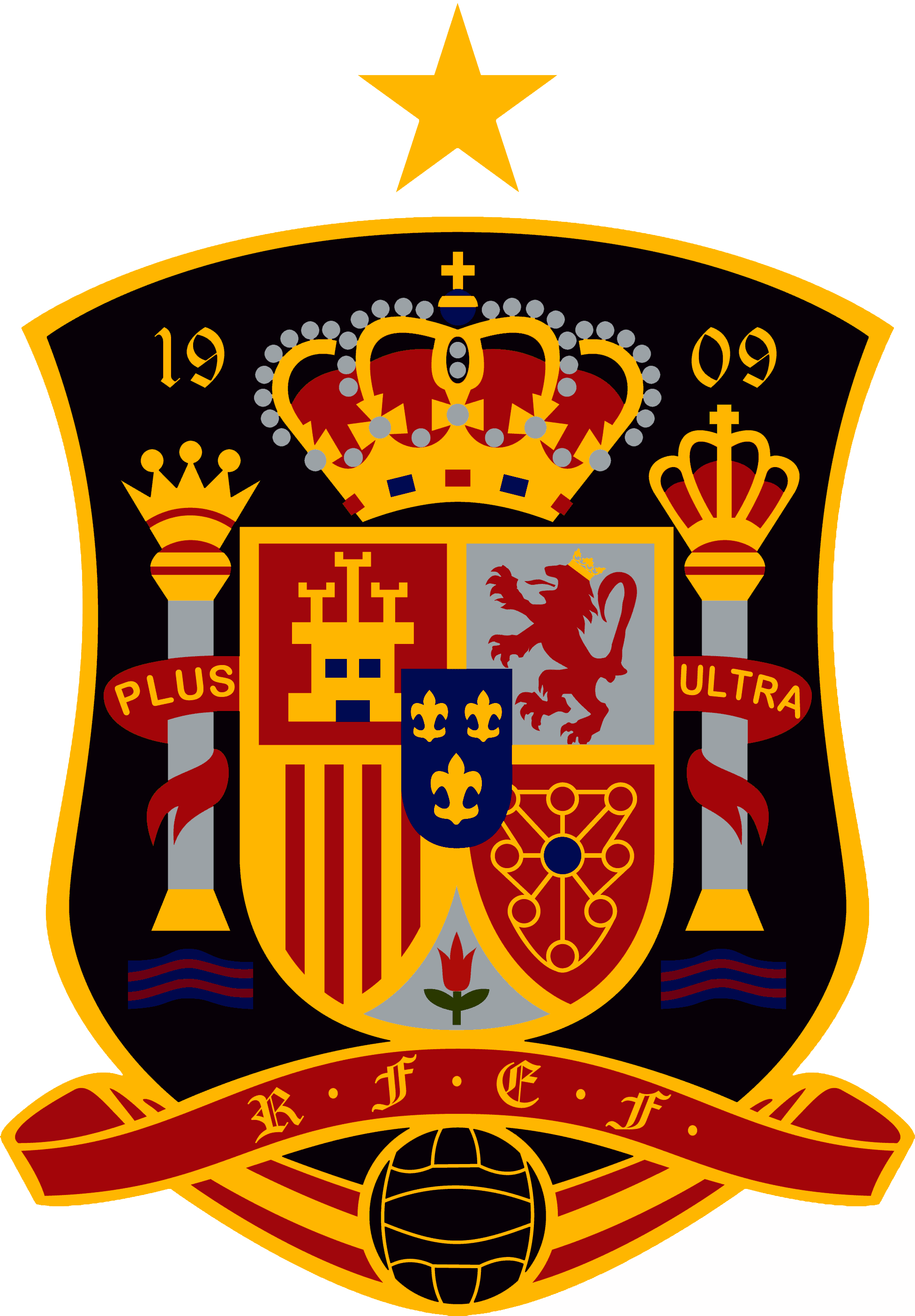Spain National Football Team Logo Download Vector.