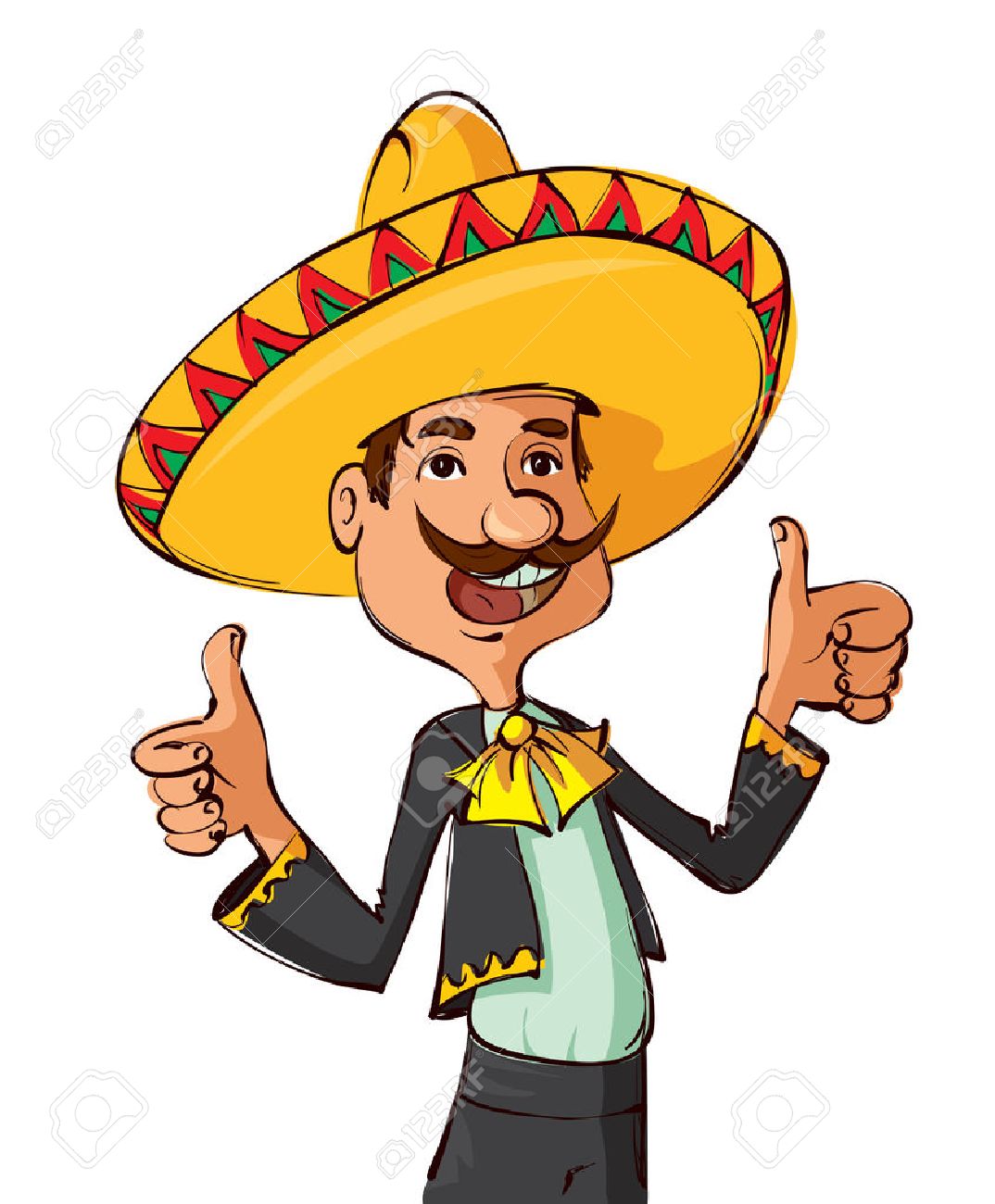 Spanish Man With Sombrero Png & Free Spani #510569.