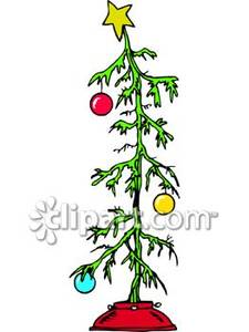 Sparse pine tree clipart.