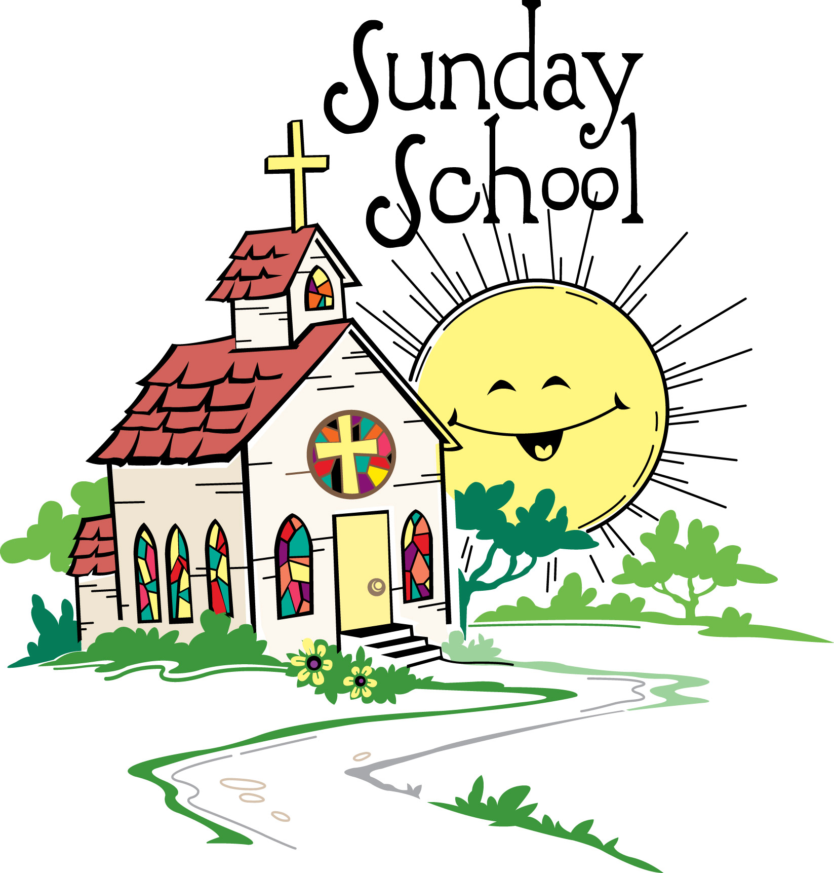 Sunday School Clipart Church.