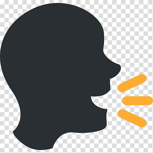 Man talking illustration, Emoji Emoticon Symbol Fluency.