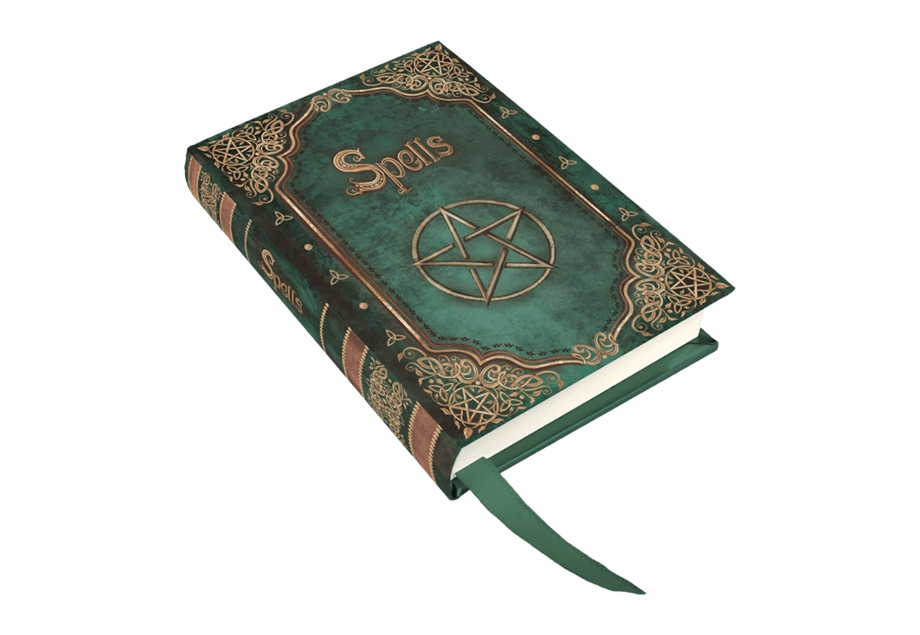 Green Book Of Spells Mini Journal.