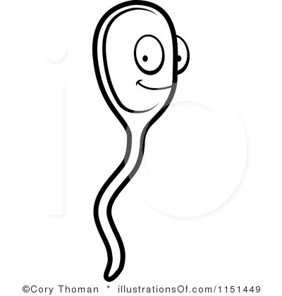 Sperm Clipart Illustration.
