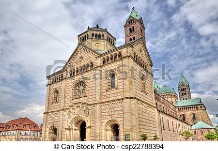 Stock Photographs of speyer, Allemagne, cathédrale.