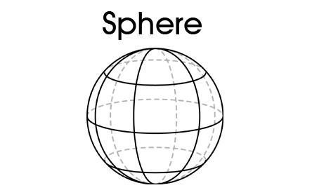 3D shapes for kids: Sphere.