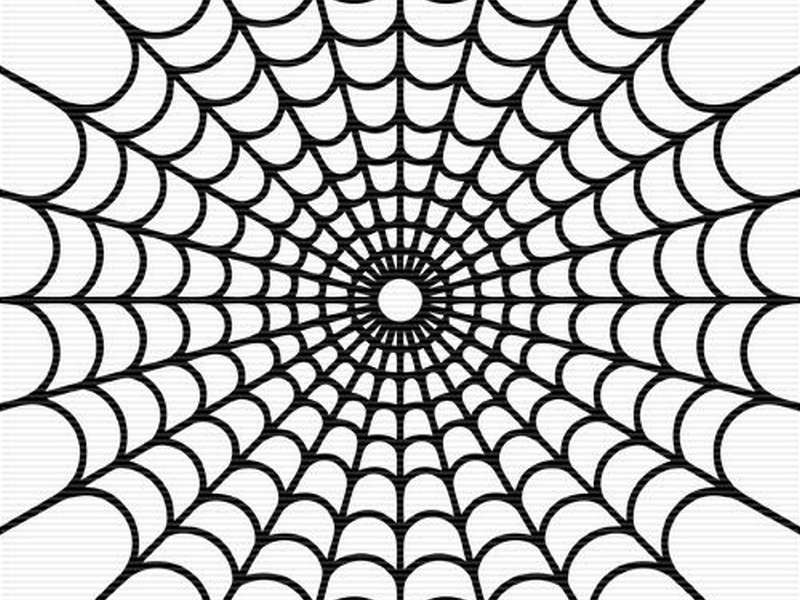 Spider web clipart 4.