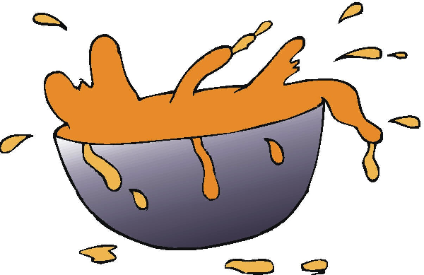 Spilled Food Clipart.