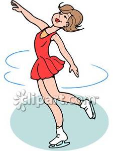 Spin Girl Clipart.