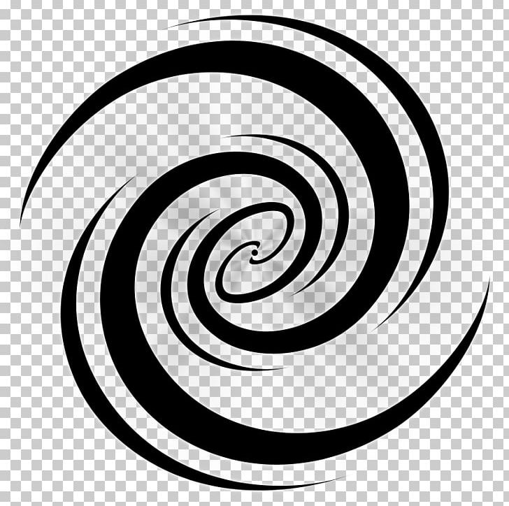 black and white spiral floor in a magic movie