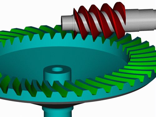 why worm gear cannot be follower.