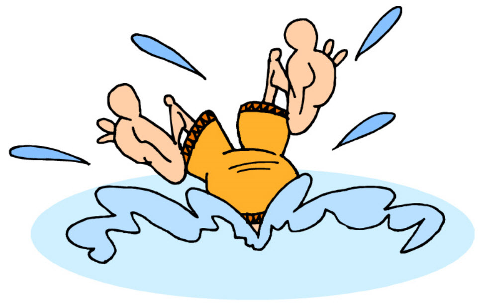 Splashing Clipart.