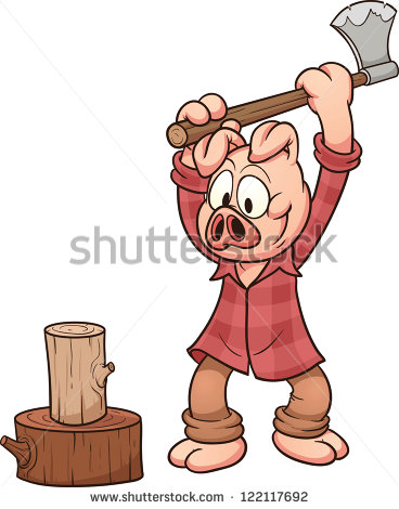 Showing post & media for Cartoon splitting wood.
