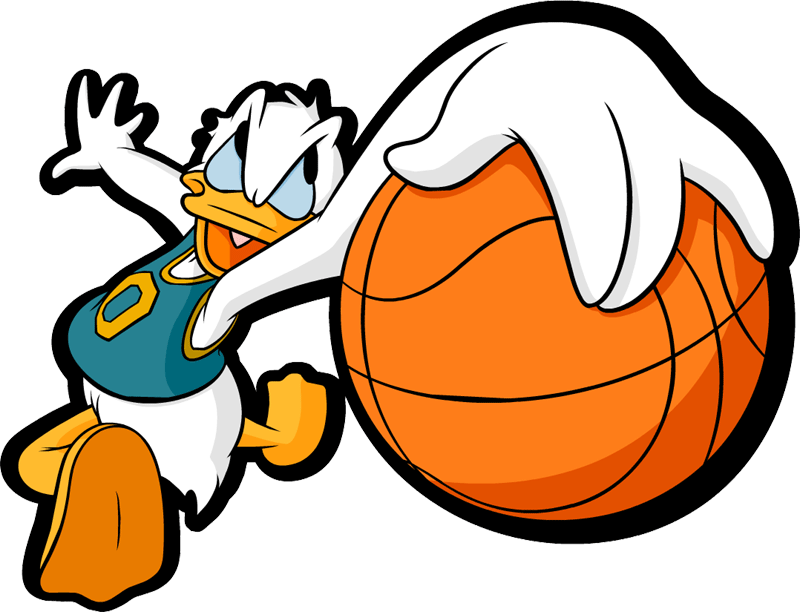 Donald Duck Sports Clipart.