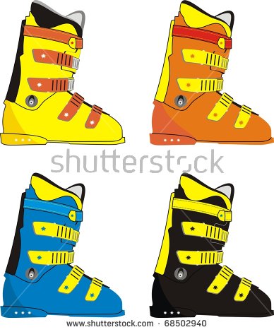 Cartoon Boots Stock Images, Royalty.