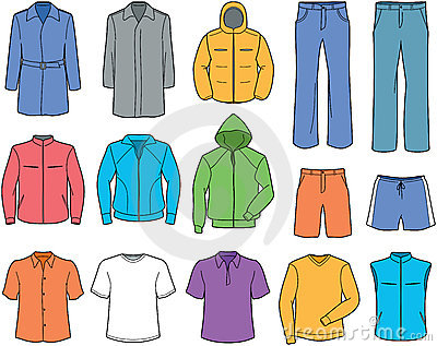 Sportswear Clip Art.