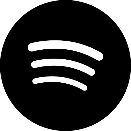 spotify black and white logo .png