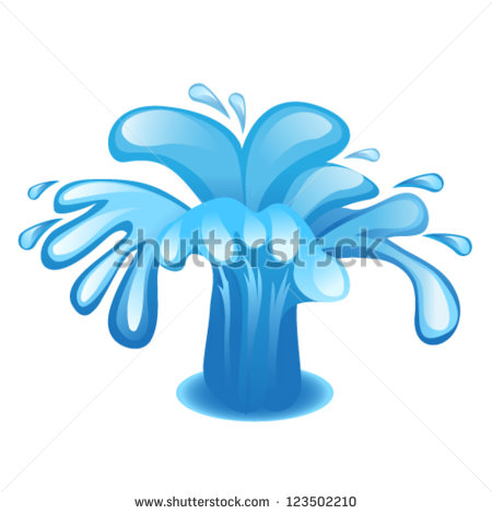 Hd Images Of Fountains With Water Spouting Out Clipart.