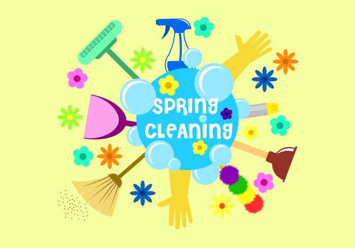 Free Spring Cleaning Vector.