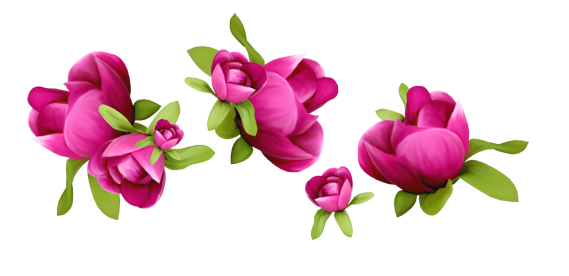 Spring Flowers Decoration PNG Clipart.
