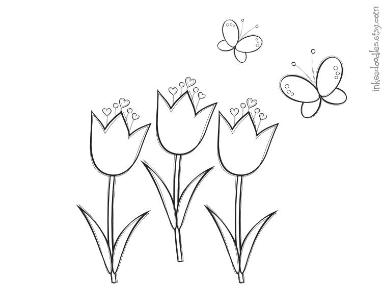 486 Spring Flower free clipart.