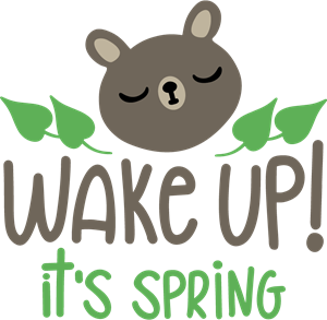 WAKE UP! IT\'S SPRING Logo Vector (.EPS) Free Download.