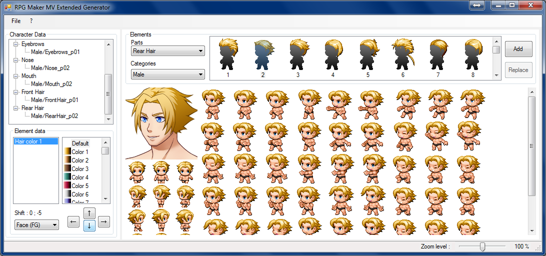rpg maker mv cant add sprite to character generator