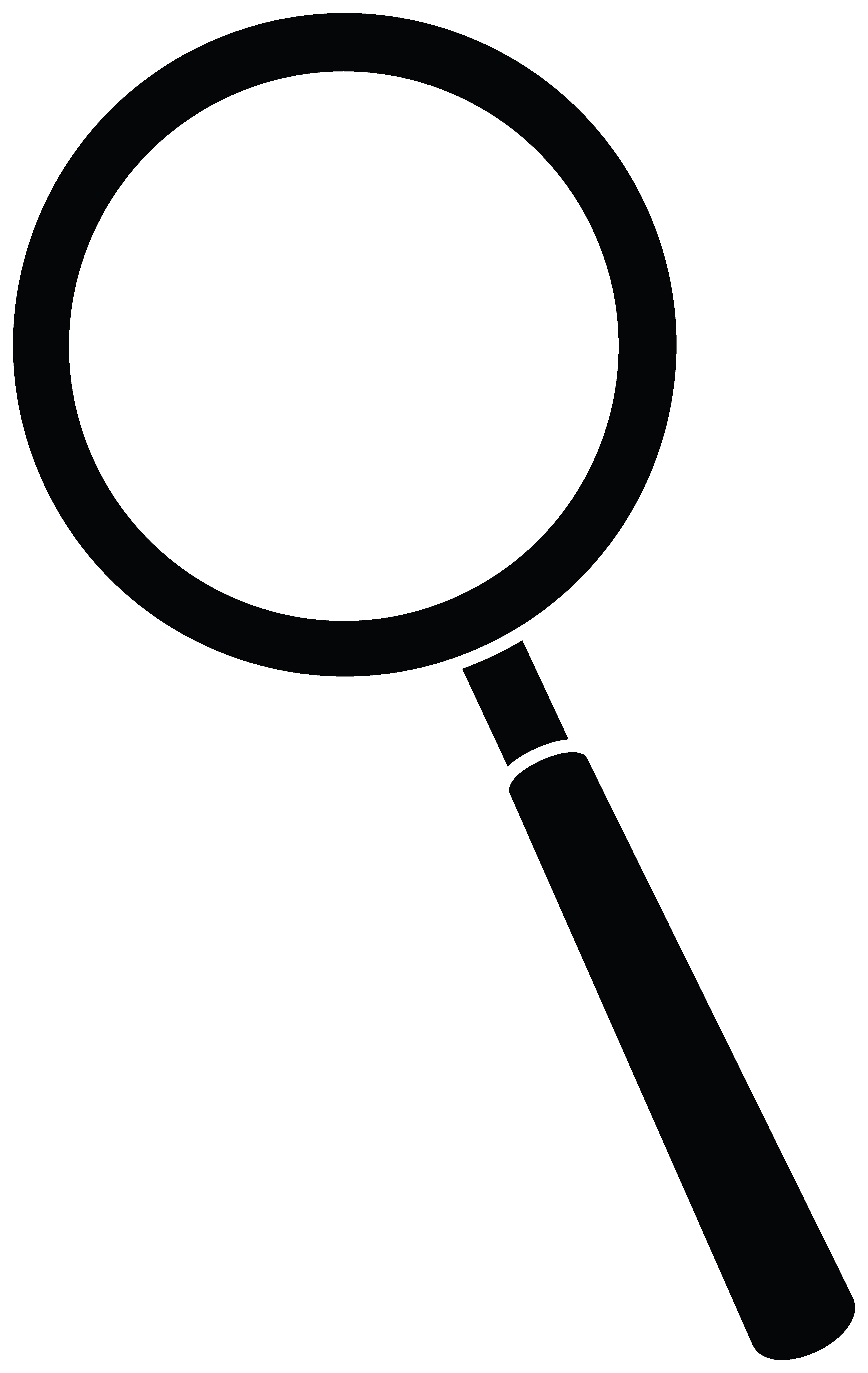 Magnifying Glass Silhouette.