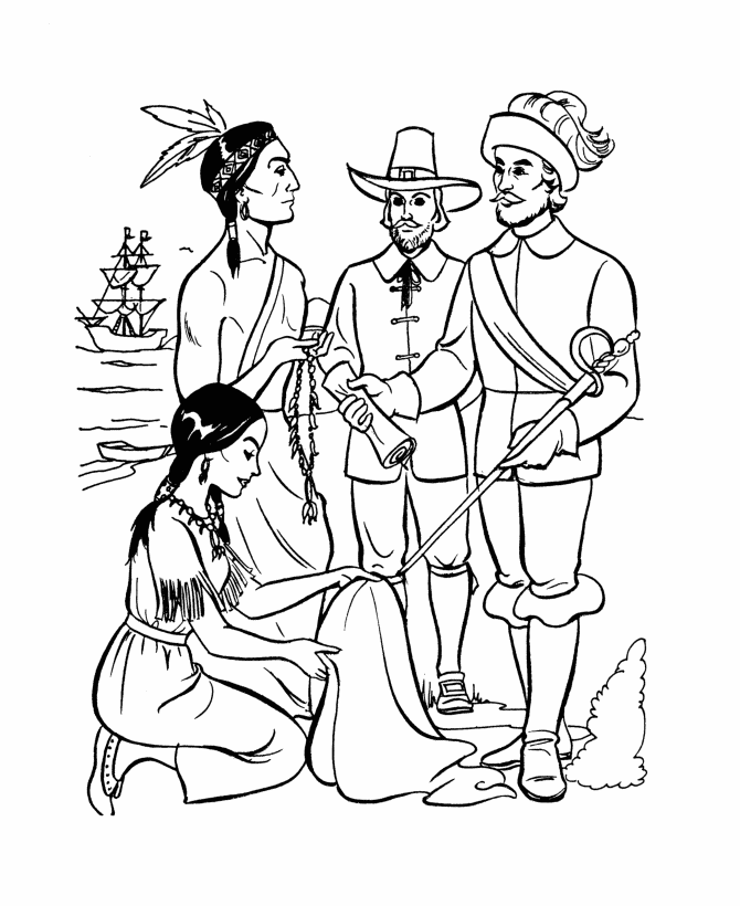 Free Squanto Coloring Page, Download Free Clip Art, Free.