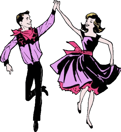 Western Dance Cliparts.