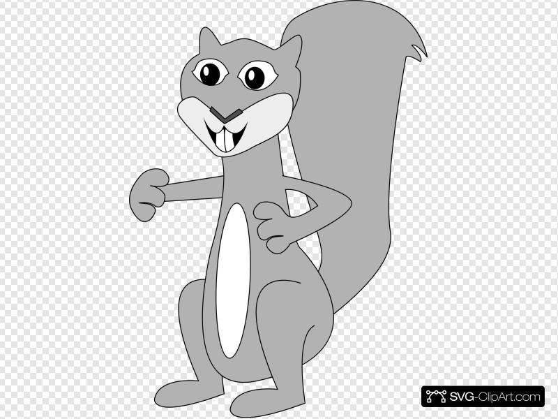 Squirrel Clip art, Icon and SVG.