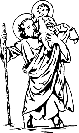 st christopher clip art 10 free Cliparts | Download images on ...