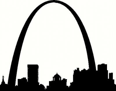 St Louis Arch Clipart.