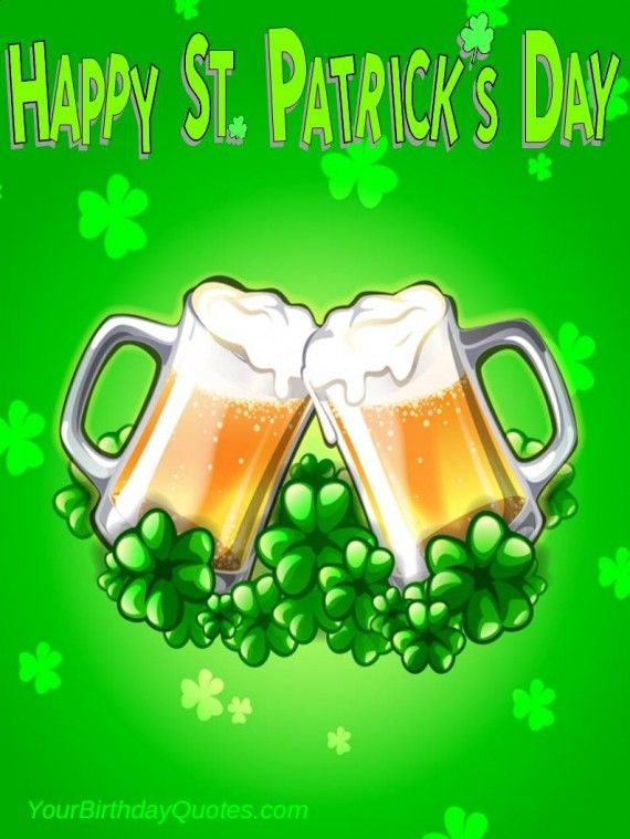 Happy St Patrick\'s Day everyone. Top of the morning to you.