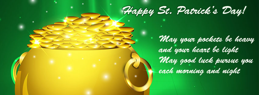 Free St. Patrick\'s Day Facebook Covers.