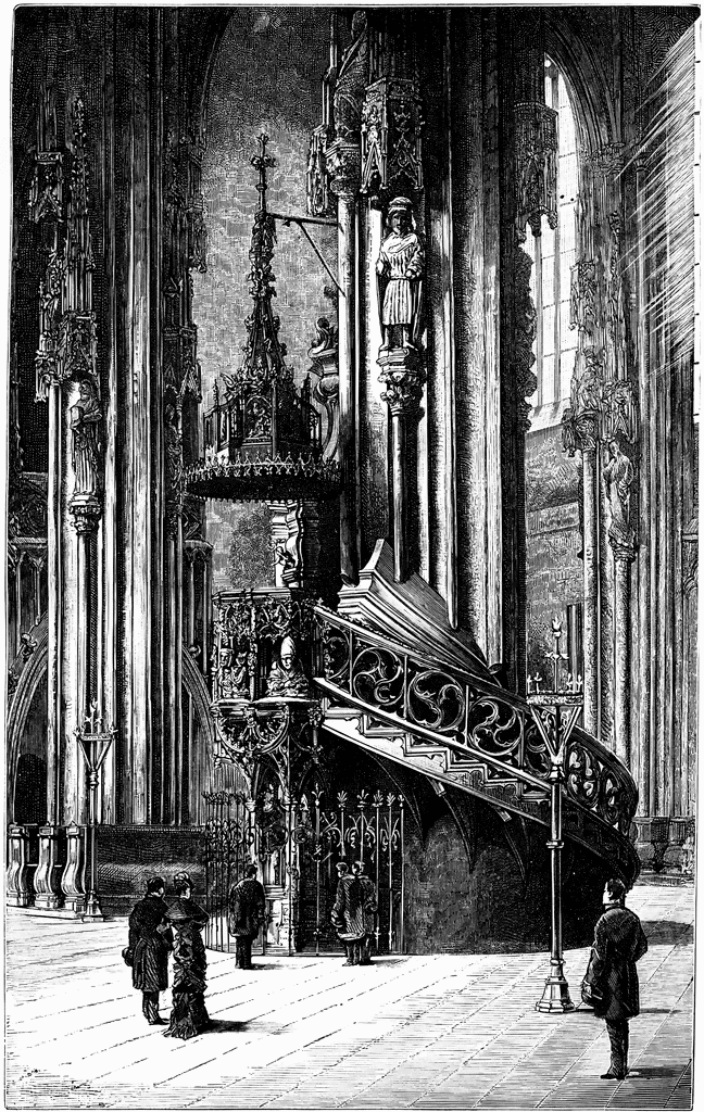 St. Stephen's Cathedral Pulpit.