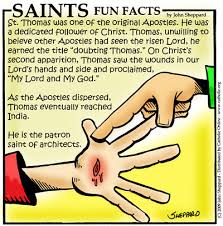 Image result for doubting thomas clipart.