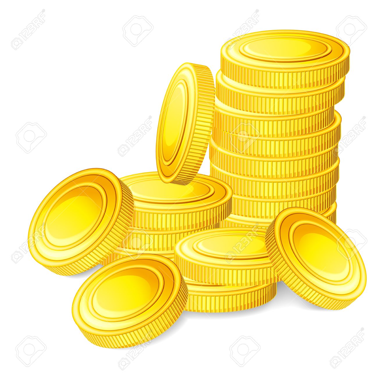 2886 Coin free clipart.