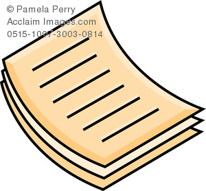 Stack Of Paper Clipart.