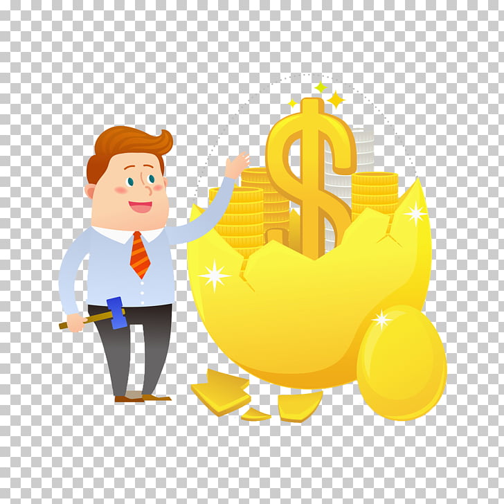 Gold Illustration, Gold stacking PNG clipart.