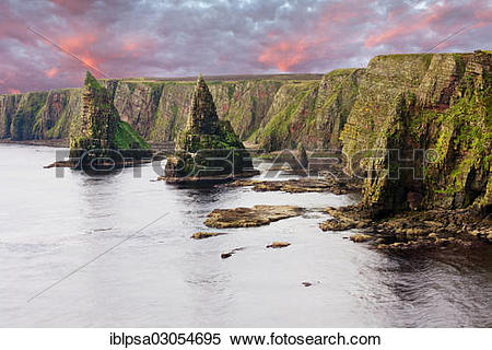 Stock Image of "Duncansby Stacks, Duncansby Head, John O??Groats.