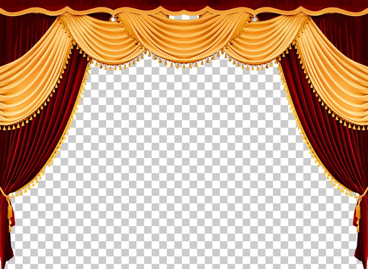Theater Drapes And Stage Curtains Theatre Front Curtain PNG.