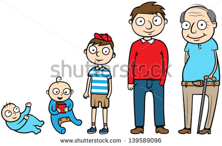 Stages Of Life Clipart.