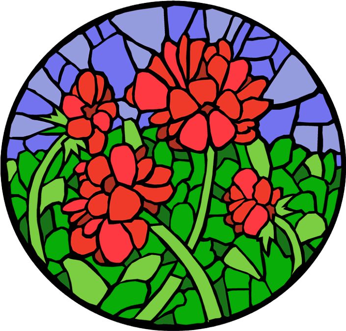 Stain Glass Clipart.