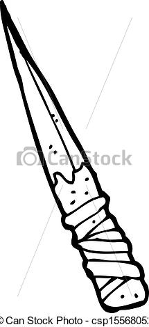 Clipart Vector of cartoon wooden stake csp15568052.