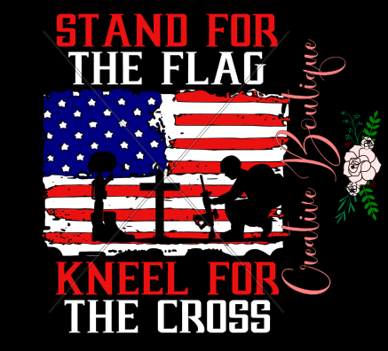 Download stand for the flag kneel for the cross clipart 10 free ...