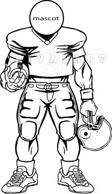 standing football player clipart 20 free Cliparts | Download images on ...