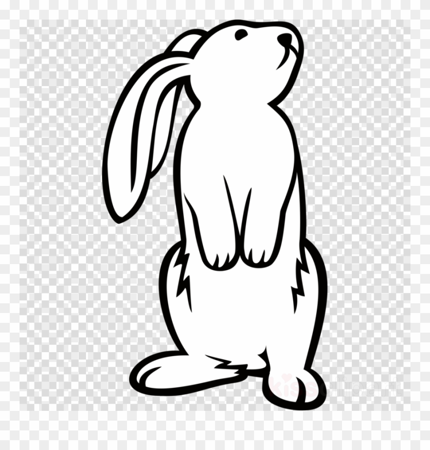 Rabbit Standing Clipart Easter Bunny Rabbit Clip Art.