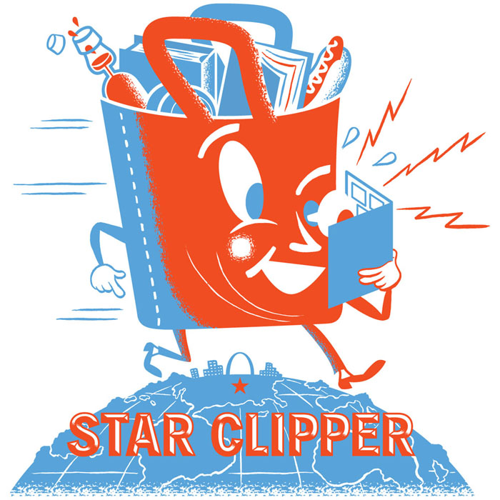 ZETTWOCH: Star Clipper Tote Bag.