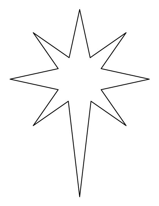 Star of bethlehem clipart black and white 5 » Clipart Portal.