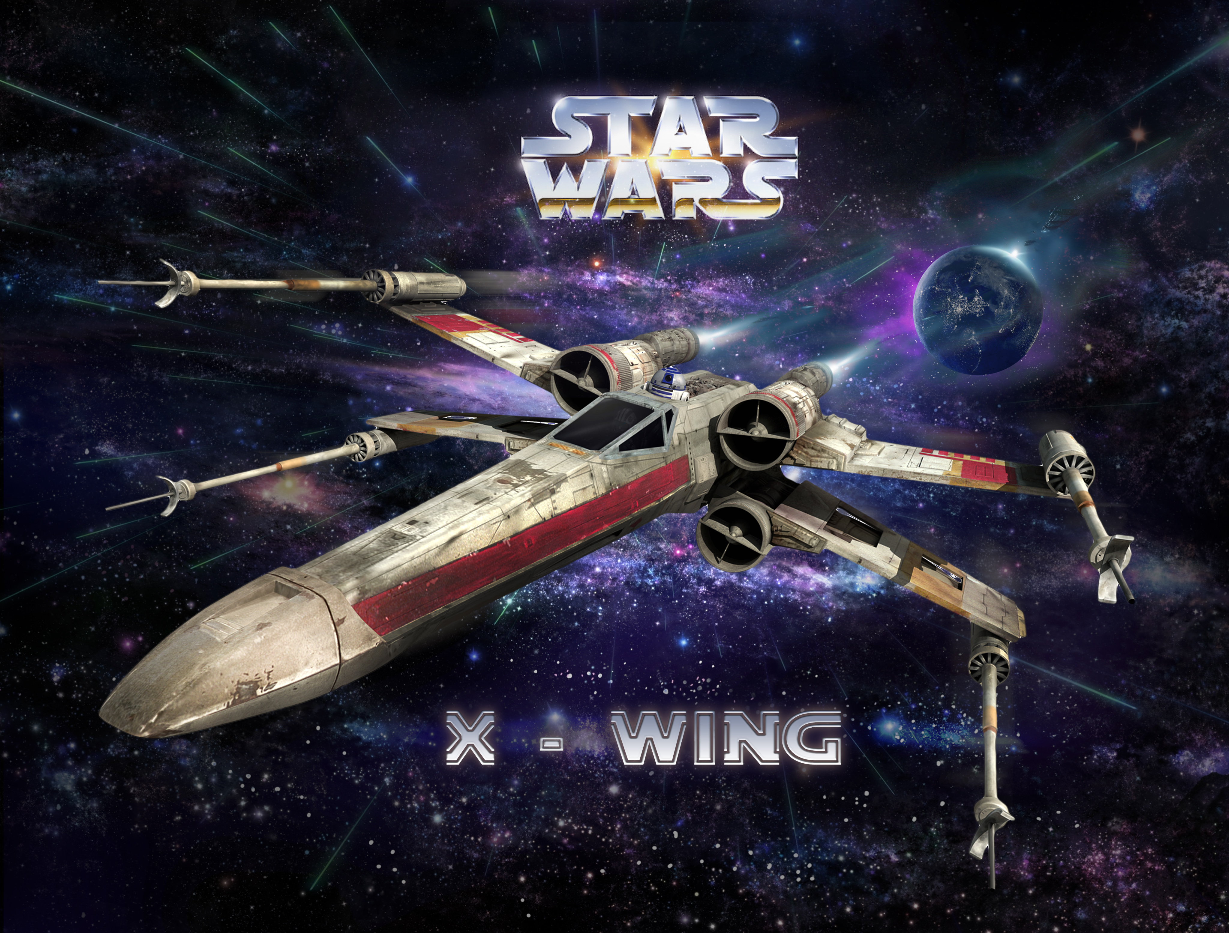 Star Wars X Wing 4K Wallpaper.